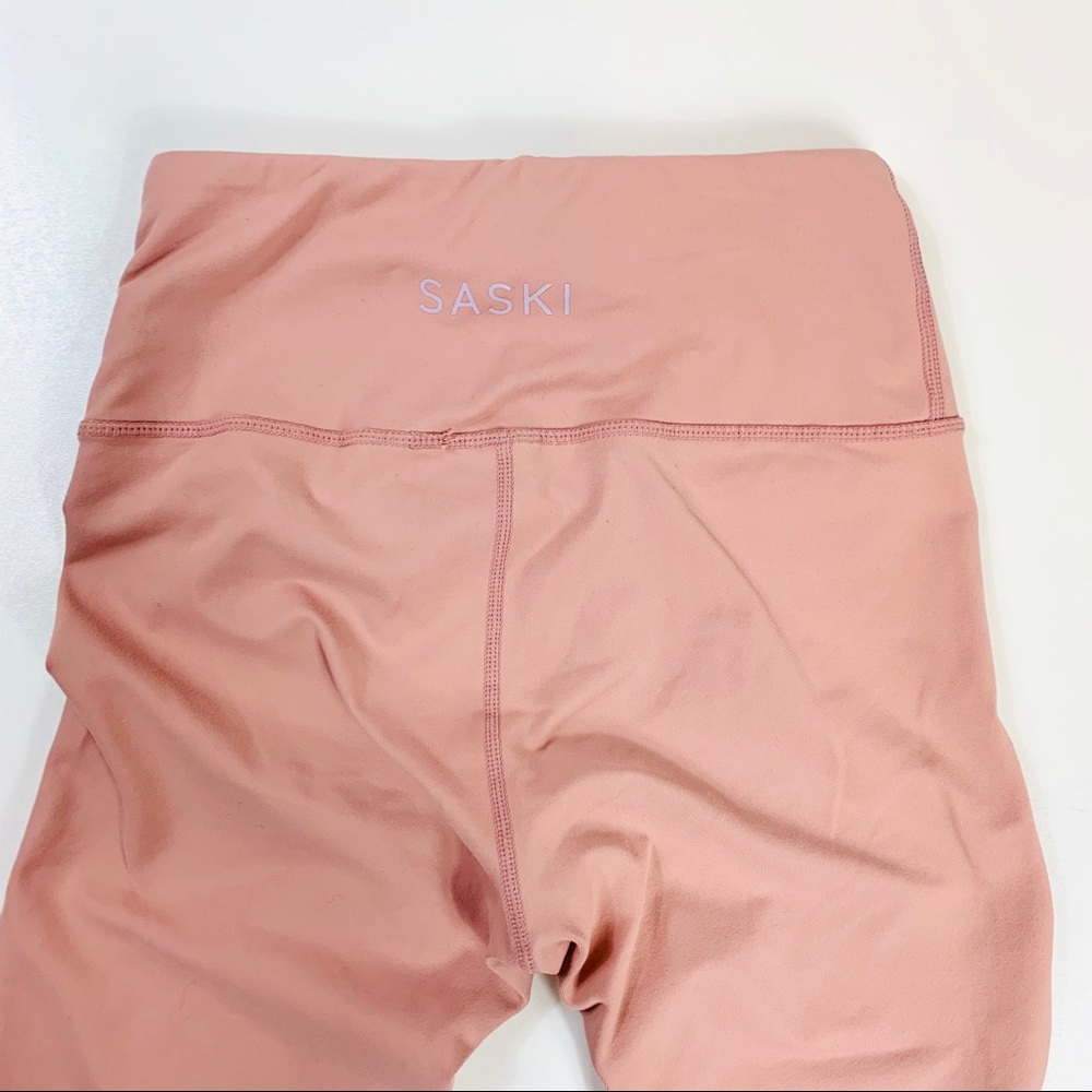 SASKI Dusty Pink High Waist Leggings - Picture 9 of 13